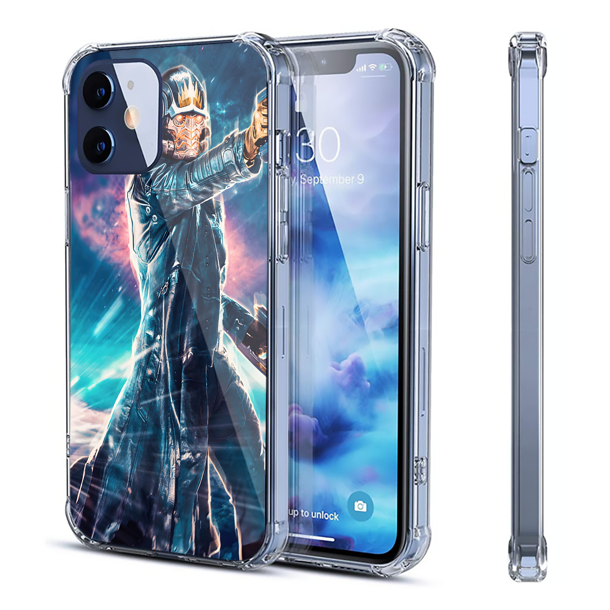 （画像用） アベンジャーズ The Avengers 【iPhone 12シリーズ対応】透明スマホケース（クリアソフトケース）